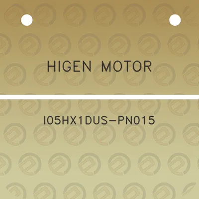 higen-motor-i05hx1dus-pn015