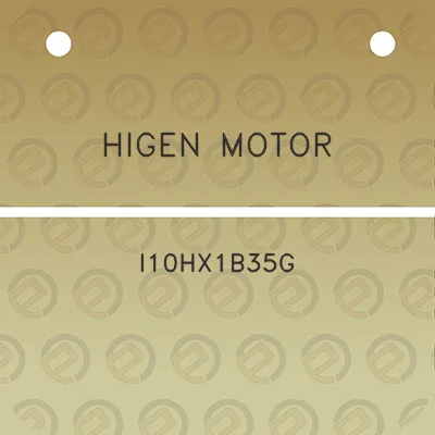 higen-motor-i10hx1b35g