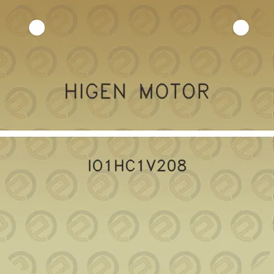 higen-motor-io1hc1v208