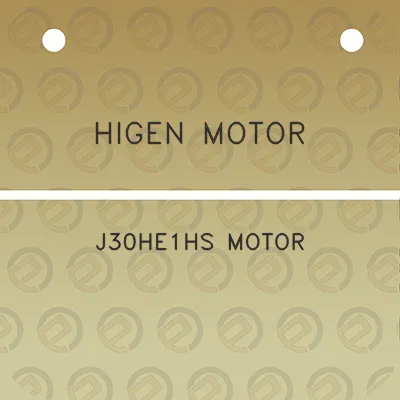 higen-motor-j30he1hs-motor