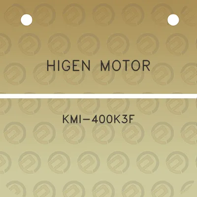 higen-motor-kmi-400k3f