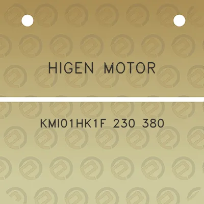 higen-motor-kmi01hk1f-230-380