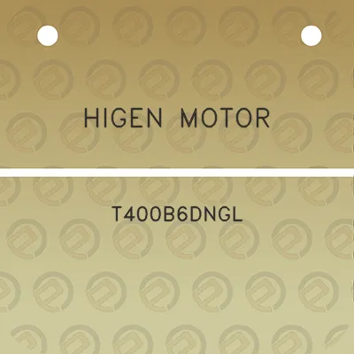 higen-motor-t400b6dngl