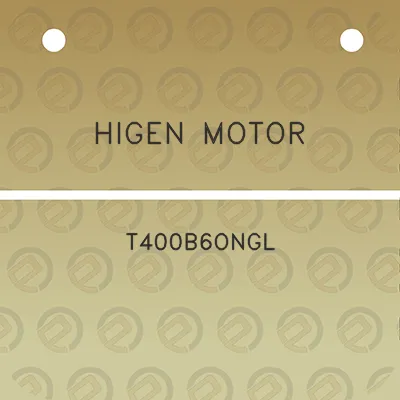 higen-motor-t400b6ongl