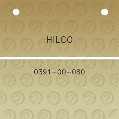 hilco-0391-00-080