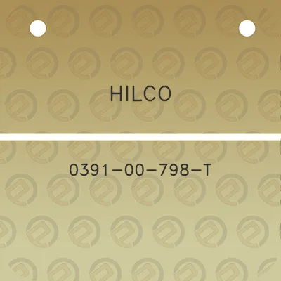 hilco-0391-00-798-t