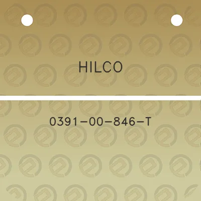 hilco-0391-00-846-t