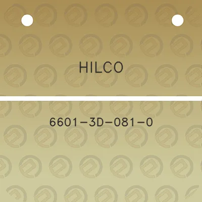 hilco-6601-3d-081-0