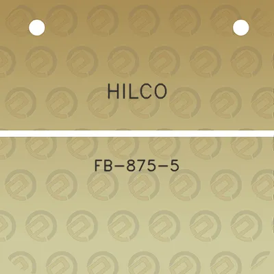 hilco-fb-875-5