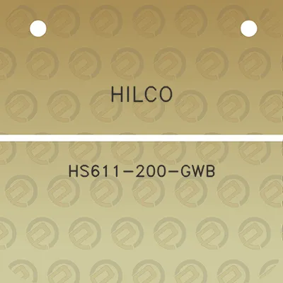 hilco-hs611-200-gwb