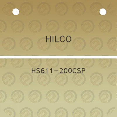 hilco-hs611-200csp