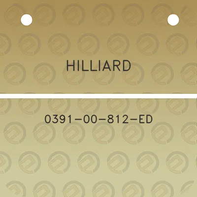 hilliard-0391-00-812-ed