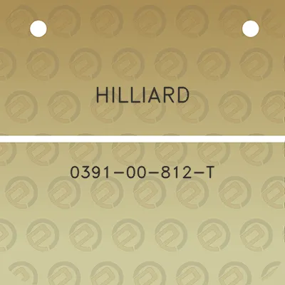 hilliard-0391-00-812-t