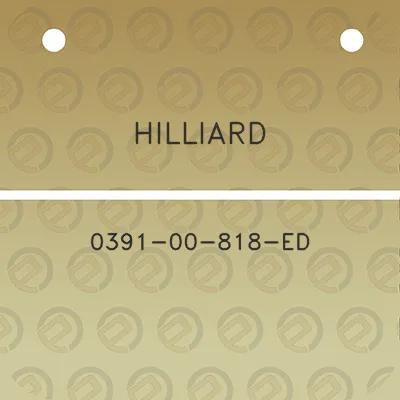 hilliard-0391-00-818-ed