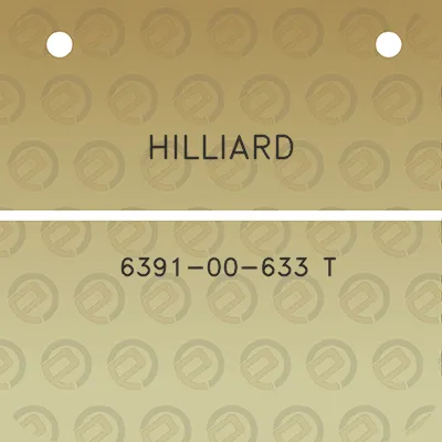 hilliard-6391-00-633-t