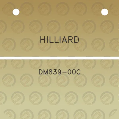 hilliard-dm839-00c