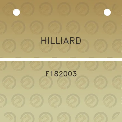 hilliard-f182003