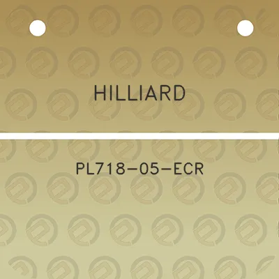 hilliard-pl718-05-ecr