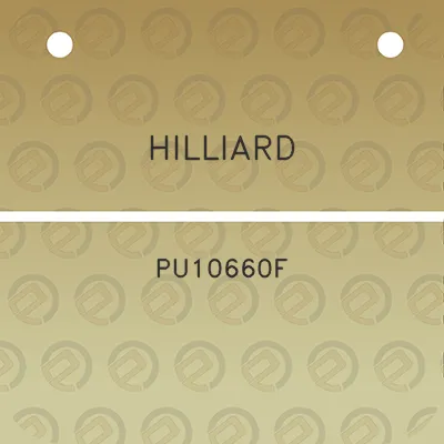 hilliard-pu10660f