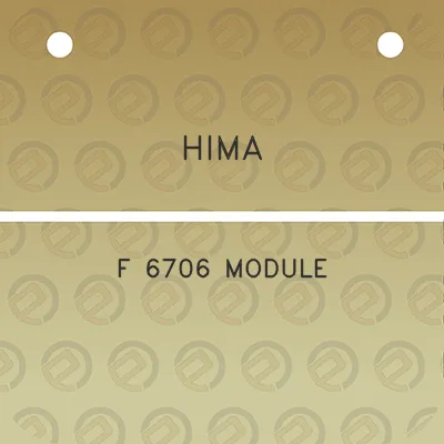 hima-f-6706-module