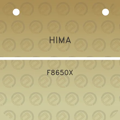 hima-f8650x