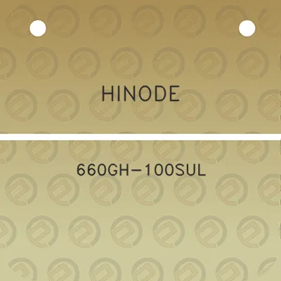 hinode-660gh-100sul