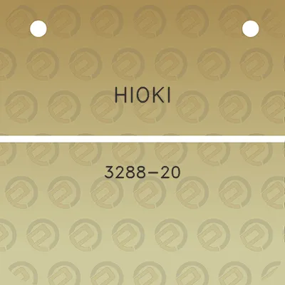 hioki-3288-20