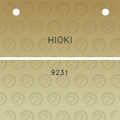 hioki-9231