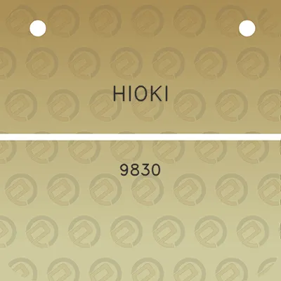 hioki-9830