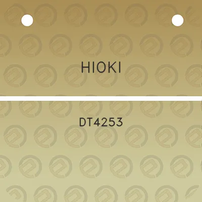 hioki-dt4253