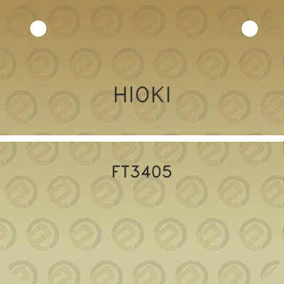 hioki-ft3405