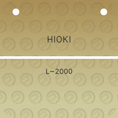 hioki-l-2000