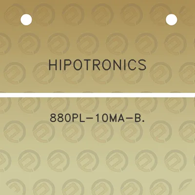 hipotronics-880pl-10ma-b