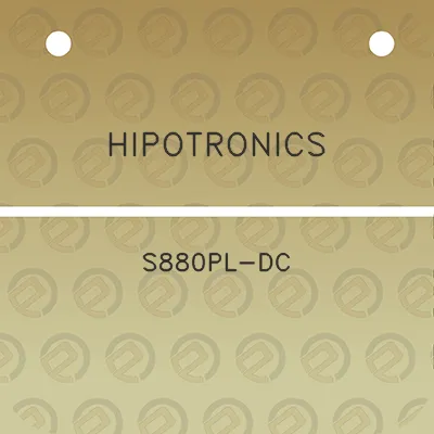 hipotronics-s880pl-dc