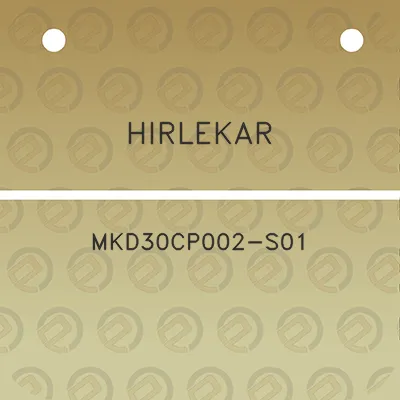 hirlekar-mkd30cp002-s01