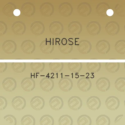 hirose-hf-4211-15-23