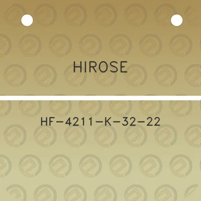 hirose-hf-4211-k-32-22