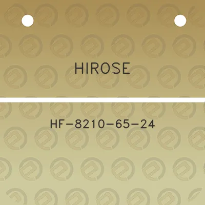 hirose-hf-8210-65-24