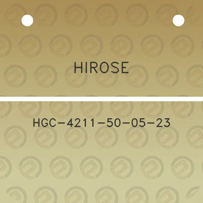 hirose-hgc-4211-50-05-23