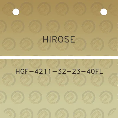 hirose-hgf-4211-32-23-40fl