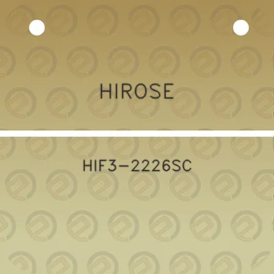 hirose-hif3-2226sc