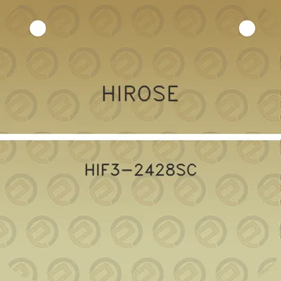 hirose-hif3-2428sc