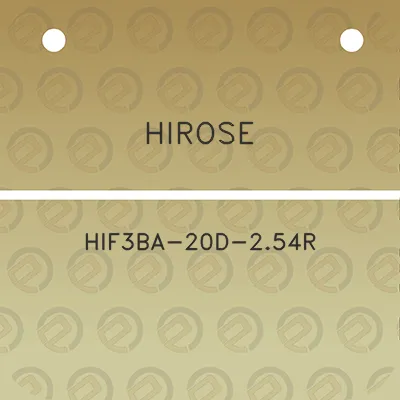 hirose-hif3ba-20d-254r