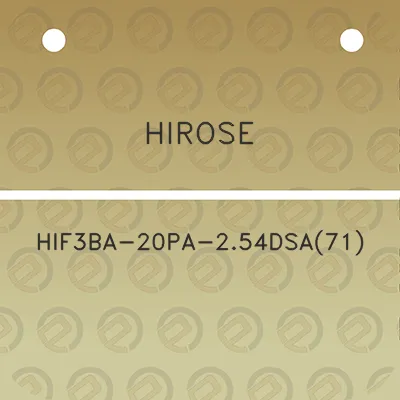 hirose-hif3ba-20pa-254dsa71