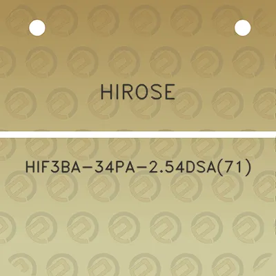 hirose-hif3ba-34pa-254dsa71