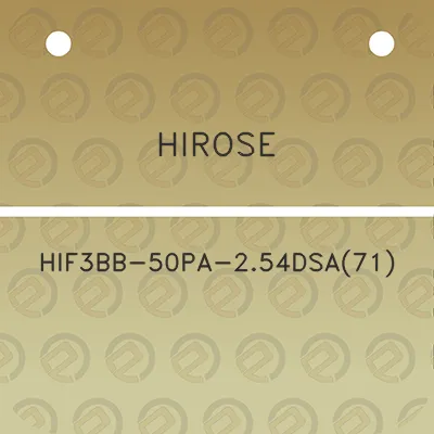 hirose-hif3bb-50pa-254dsa71