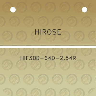 hirose-hif3bb-64d-254r