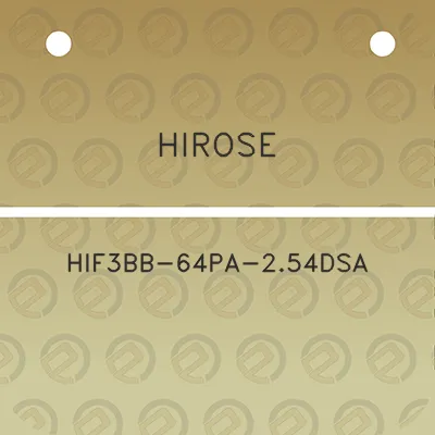 hirose-hif3bb-64pa-254dsa