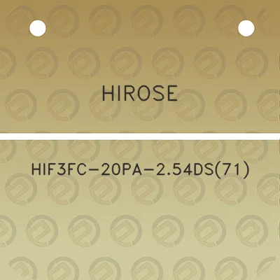 hirose-hif3fc-20pa-254ds71