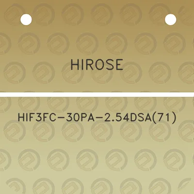 hirose-hif3fc-30pa-254dsa71